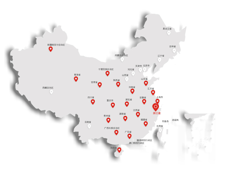 漢克斯隔音業務分布版圖